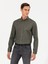 Erkek Koyu Haki Slim Fit Uzun Kollu Gömlek 50250841-VR111 3