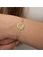 925 Ayar Gümüş Gold Baget Taşlı Bileklik T5272 3