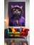 Cool Kedi V14 Ev Duvar Salon Güzellik Salonu Ofis Dükkan Dekarasyon Kanvas Tablo 1
