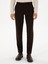 Erkek Koyu Kahverengi Slim Fit Kanvas Pantolon 50308713-VR084 2