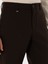 Erkek Koyu Kahverengi Slim Fit Kanvas Pantolon 50308713-VR084 7