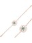 925 Ayar Gümüş Rose Yaşam Çiçeği Bileklik BR0460324 1