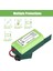 Bagotte BG600, BG600 MAX,BG700, BG750, BG600 Robotic Süpürge Batarya Pil 3200MAH H18650CH-4S1P 2