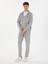 Erkek Gri Melanj Slim Fit Pamuk Karışımlı Eşofman Altı 50309835-VR086 3