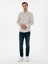 Erkek Bej Slim Fit % 100 Pamuk Gömlek 50310525-VR110 4