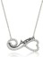 925 Ayar Gümüş Kalpli Sonsuzluk Annem Gümüş Kolye T6382 1