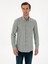 Erkek Çağla Slim Fit Kareli %100 Pamuk Gömlek 50310494-VR016 3