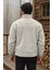 Erkek Pro Termal Iç Dış Sherpa Sonbahar Kış Tam Fermuarlı Peluş Sweatshirt 3
