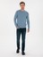 Erkek Petrol Slim Fit Pamuk Karışımlı Jean Pantolon 50308699-VR102 4