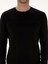 Erkek Siyah Slim Fit Pamuk Karışımlı Bisiklet Yaka Triko Kazak 50318982-VR046 6