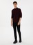 Erkek Açık Bordo Slim Fit Yün Karışımlı Yarım Balıkçı Basic Triko Kazak 50315296-VR263 4