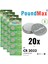 20 Adet CR2032,DL2032 3V Poundmax Lityum Düğme Pil,airtag,araba Anahtarlık,uzak Kumandalı Araba,terazi ve Tıbbi Cihazlar ile Uyumlu 6