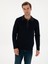Erkek Lacivert Regular Fit Yün Karışımlı Polo Yaka Triko Kazak 50310555-VR033 3
