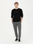 Erkek Siyah Bisiklet Yaka Sweatshirt 50272528-VR046 4