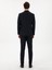 Erkek Lacivert Slim Fit Mikro Desenli Mono Yaka Yün Karışımlı Takım Elbise 50311134-VR033 5