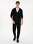 Erkek Siyah Slim Fit Pamuk Karışımlı Paçası Lastikli Eşofman Altı 50311677-VR046 1