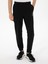 Erkek Siyah Slim Fit Pamuk Karışımlı Paçası Lastikli Eşofman Altı 50311677-VR046 2