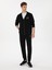 Erkek Siyah Slim Fit Pamuk Karışımlı Paçası Lastikli Eşofman Altı 50311677-VR046 3