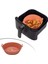 Renkli Isıya Dayanıklı Yıkanılabilir Silikon Fırın ve Airfryer Yuvarlak Model Pişirme Matı 20 cm (5047) 1