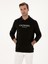 Erkek Siyah Regular Fit %100 Pamuk Bisiklet Yaka Sweatshirt 50318946-VR046 1