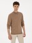 Erkek Camel Slim Fit Yün Karışımlı Yarım Balıkçı Basic Triko Kazak 50315296-VR015 1
