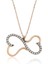 925 Ayar Gümüş Kalpli Sonsuzluk Kolye PT2610097 1