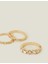 3 x Aztec Fıne Rıngs Gold 4