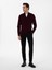 Erkek Bordo Regular Fit Tam Fermuarlı Triko Hırka 50275636-VR014 4