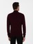 Erkek Bordo Regular Fit Tam Fermuarlı Triko Hırka 50275636-VR014 5