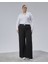 Poly Viscose Full Lycra Beli̇ Lasti̇kli̇ Battal Pantolon 4