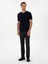 Erkek Lacivert Slim Fit Bisiklet Yaka Triko T-Shirt 50314608-VR033 4