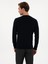 Erkek Lacivert Slim Fit Bisiklet Yaka Triko T-Shirt 50314608-VR033 5