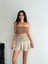 Ayrobin Şortlu Etek - Bej 4