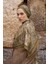 Haki Ed Scarf Sunrise Bahar Desen Şal 3