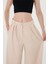 Kadın Taş Pile Detaylı Palazzo Pantolon 10