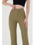 Kadın Haki Ispanyol Paça Pantolon 4