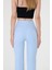Kadın Bebe Mavi Ispanyol Paça Pantolon 4