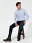 Erkek Mavi Slim Fit Uzun Kollu Gömlek 50257192-VR036 3
