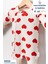 Kız Heart Big Pattern 2’li Yenidoğan Tulum Seti 2