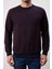 Çizgili Bisiklet Yaka Bordo Regular Fit 5