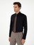 Erkek Siyah Slim Fit Uzun Kollu Gömlek 50270157-VR046 3