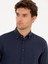 Erkek Lacivert Slim Fit Uzun Kollu Gömlek 50256919-VR033 1