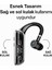 Kablosuz Tekli Bluetooth Kulaklık Buton Kontrollü, Her Iki Kulakta Kullanıma Uygun Göstergeli 2