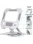 Tablet Standı 360 Derece Dönebilen Tablet Stand Katlanabilir Metal Tablet Tutucu Standı Tablet ve Telefon Tutucu Stant Tablet Tutucu Metal (Metalik Gri) 3