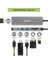 6 Port Type-C USB 3.1 Pd 4K HDMI Video Transferi Sd/tf Kart Uyumlu Hub Dönüştürücü Adaptör 3