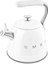 50's Style Beyaz Set Üstü Düdüklü Kettle 2.3 Lt 2