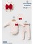 Heart Pattern 3’lü Badili Yenidoğan Kız Bebek Takım 3