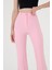 Kadın Pembe Ispanyol Paça Pantolon 3