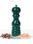 Koyu Yeşil Ahşap Tuz ve Karabiber El Değirmeni Öğütücü Grinder 18 Cm 1