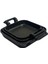 Granit Kaplama Kare Sahan Seti 3'lü (18-20-22 Cm) Siyah, Şık ve Dayanıklı Tasarım 3